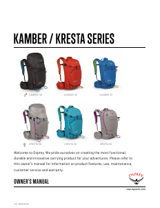 Manual Osprey Kamer 20 Backpack