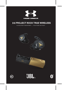 Manual JBL Under Armour Project Rock True Wireless Auscultador
