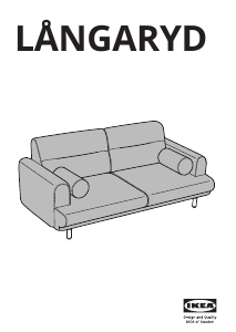 Kasutusjuhend IKEA LANGARYD (90x198x82) Diivan