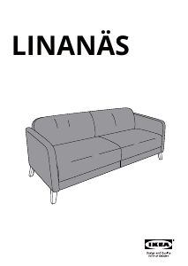 Käyttöohje IKEA LINANAS (80x179x77) Sohva