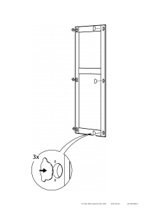 Priročnik IKEA ENHET Vrata omare