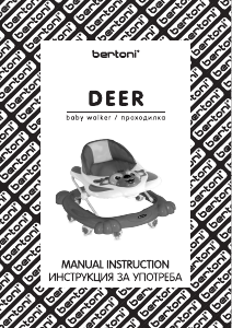 Handleiding Bertoni Deer Loopwagen