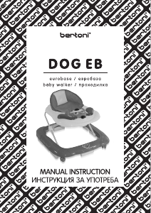 Handleiding Bertoni Dog EB Loopwagen