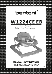 Instrukcja Bertoni W1224CE EB Chodzik dla dzieci