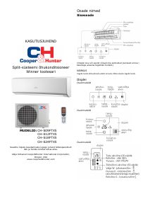 Kasutusjuhend Cooper & Hunter CH-S12FTX5 Winner Kliimaseade