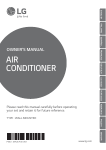 Manual LG A09WK Air Conditioner