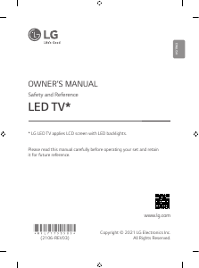 Manual LG 55NANO916PA LED Television