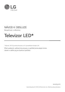 Manuál LG 70UN70703LB LED televize