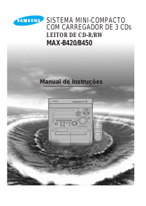 Manual Samsung MAX-B450 Leitor de CD