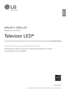 Manuál LG 55UP78003LB LED televize