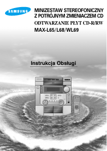 Instrukcja Samsung MAX-L65 Odtwarzacz CD