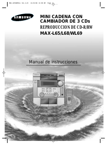 Manual de uso Samsung MAX-L65 Reproductor de CD