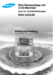 Bedienungsanleitung Samsung MAX-L65 CD-player