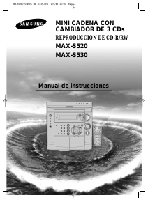 Manual de uso Samsung MAX-S520 Reproductor de CD
