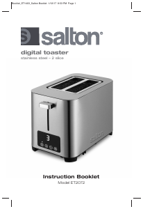 Manual Salton ET2072 Toaster