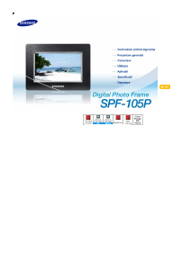 Manual Samsung SPF-105P Ramă foto digitală