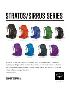 Manual Osprey Sirrus 36 Backpack