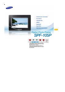 Manuale Samsung SPF-105P Cornice digitale
