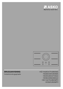 Brugsanvisning Asko HID956GC Kogesektion