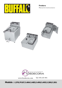 Manual de uso Buffalo L484 Freidora