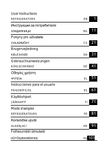 Használati útmutató Candy CBT5518EW Hűtő és fagyasztó