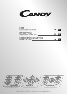 Handleiding Candy CMCSG74WB Kookplaat