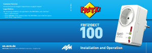 Manual de uso Fritz! 100 Repetidor DECT