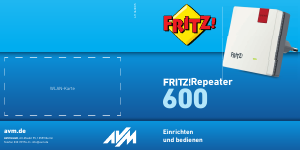 Bedienungsanleitung Fritz! 600 Range extender