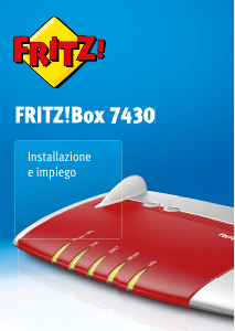 Manuale Fritz! Box 7430 Router