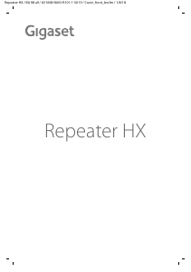 Handleiding Gigaset HX DECT Repeater