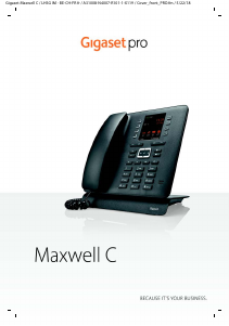 Mode d’emploi Gigaset Maxwell C Téléphone