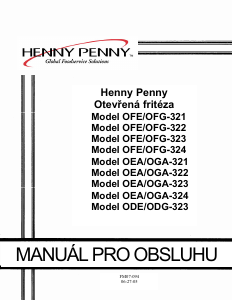 Manuál Henny Penny OFE-321 Fritéza