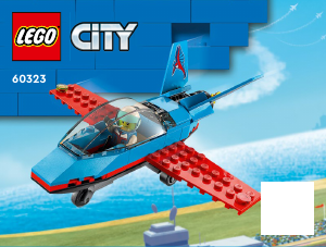 Handleiding Lego set 60323 City Stuntvliegtuig