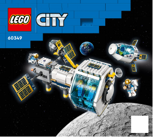 Handleiding Lego set 60349 City Ruimtestation op de maan