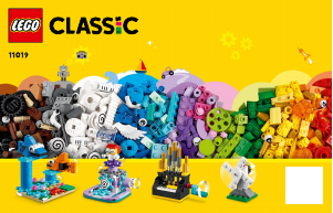Használati útmutató Lego set 11019 Classic Kockák és funkciók