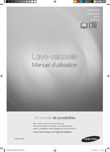 Mode d’emploi Samsung DMS400THX Lave-vaisselle