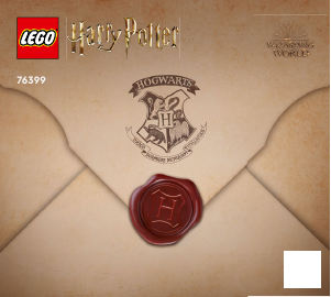 Bruksanvisning Lego set 76399 Harry Potter Hogwarts magisk kappsäck
