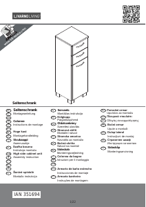 Bedienungsanleitung Livarno IAN 351694 Schrank