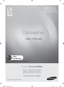 Mode d’emploi Samsung DW-FG720S Lave-vaisselle