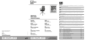 Mode d’emploi Livarno IAN 354492 Chaise de bureau