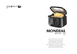 Manual Mondial FT-07 Big Fry Fritadeira