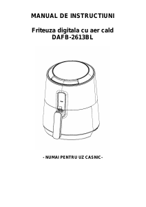 Manual Star-Light DAFB-2613BL Friteuză