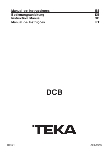 Manual Teka DCB 907 Cooker Hood