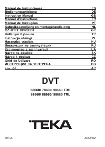 Εγχειρίδιο Teka DVT 98660 TBS BK Απορροφητήρας