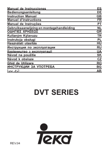 Manual de uso Teka DVT 980 Campana extractora