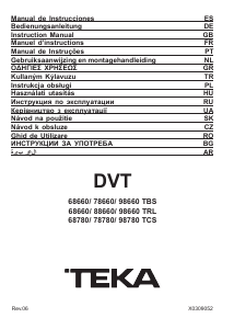Manual de uso Teka DVT 98660 TRL Campana extractora