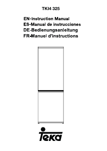 Manual Teka TKI4 325 EU Fridge-Freezer