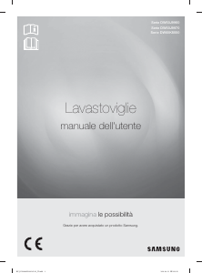 Manuale Samsung DW60K8550BB Lavastoviglie