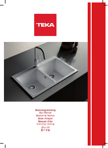 Manual de uso Teka FORSQUARE 2B 590 TG Lavabo