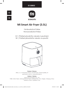 Manuál Xiaomi MAF02 Fritéza